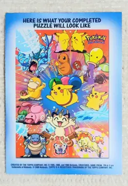 Pokemon Topps Rattata Sticker 19 Series 2 2000 TV Animation Vintage - Image 2