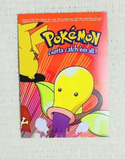 2000 Topps Pokemon TV Animation Geodude #74 Stick-Ons Sticker 7 of 10 - Image 2