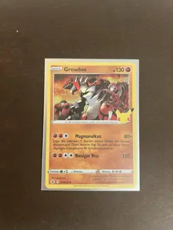 Pokemon TCG I Groudon 017/025 Celebrations I Holo I Deutsch I Near Mint - Image 1
