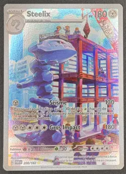CARTE POKEMON STEELIX 208/182 🇫🇷 FR 🇫🇷 FAILLE PARADOXE - Image 1