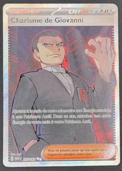 CARTE POKEMON CHARISME DE GIOVANNI 197/165 🇫🇷 FR 🇫🇷 MEW 151 - Image 1