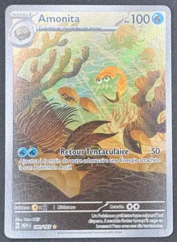 CARTE POKEMON AMONITA 180/165 🇫🇷 FR 🇫🇷 MEW 151 - Image 1