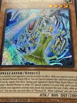 3x Mystical Elf White Lightning | Secret Rares | NM | Limited Edition | YuGiOh! - Image 2