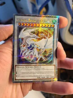 Yugioh Cosmic Blazar Dragon MP24-EN029 1st Quarter Century Secret Rare - Image 1