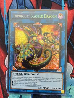 Yu-GI-Oh!: Topologic Blaster Dragon BPRO-EN046 1st Ed. SECRET Rare NM-MINT - Image 1