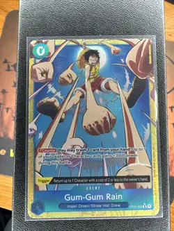 One Piece CCG Gum-Gum Rain (Alternate Art) OP02-068 -The Best- Vol. 2 Foil - Image 1