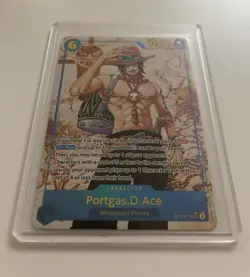One Piece CCG Portgas.D.Ace OP13-119 (SEC) Parallel - Image 1