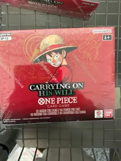 Box Rip - Lot (4) One Piece OP13 Carrying on His Will Booser Packs #1 - Image 1