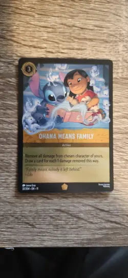 Ohana Means Family 32/204 Winterspell Cold Foil Disney Lorcana - Image 1