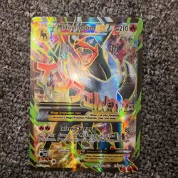 Pokemon TCG Mega-Houndoom-EX Holo Full Art Card Breakthrough 154/162 MP/HP - Image 1