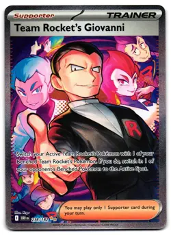 Team Rocket's Giovanni 238/182 - Destined Rivals Pokemon TCG - NM Card - Image 1