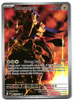 Zamazenta 201/182 - Destined Rivals Illustration Rare Pokemon TCG - LP Card - Image 1