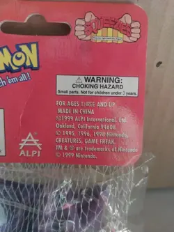 POKEMON GENGAR BRAND NEW VINTAGE SQUEEZIE & 3D CARD - Image 2