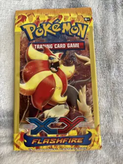 Pokemon Flashfire 3-Card Mini Booster Pack Pyroar Art New Sealed - Image 1