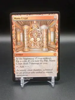 Custom Game Card- Mana Crypt- LP Condition - Image 1