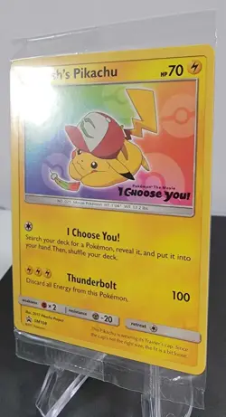 Pokemon Card ASH'S PIKACHU SM108 Rare Black Star Promo - SEALED! - Image 3