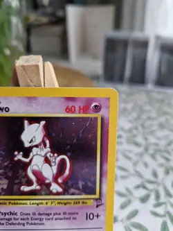 Mewtwo - 10/130 - Pokemon Cards Base Set 2 Holo Rare Card WOTC NM - Image 3