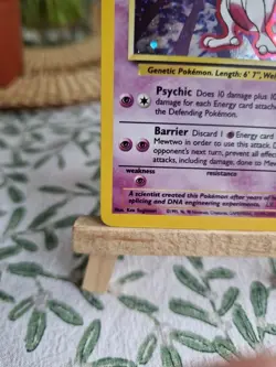 Mewtwo - 10/130 - Pokemon Cards Base Set 2 Holo Rare Card WOTC NM - Image 4