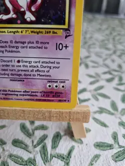 Mewtwo - 10/130 - Pokemon Cards Base Set 2 Holo Rare Card WOTC NM - Image 5