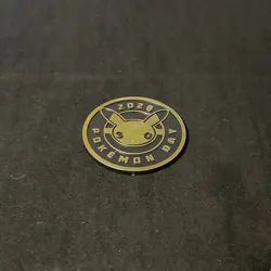 ⚡ Pikachu 051 /162 2026 Pokemon Day 30 Stamped Promo plus COIN 🪙 TCG card NM - Image 3