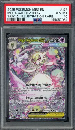PSA 10 Mega Gardevoir ex (SIR) Mega Evolution 178/132 Holo Pokemon Card B17 - Image 1