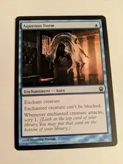 MTG Magic the Gathering Aqueous Form (39/260) Theros Card - Image 1