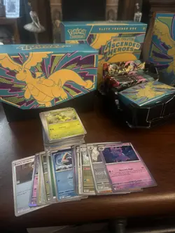 Pokemon: Ascended Heroes ETB (Opened) With Promo Zekrom Card And 70+ Bulk Cards - Image 1