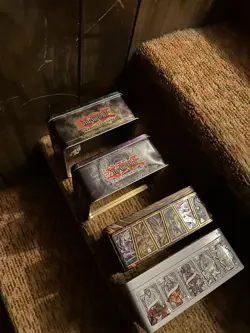 Yu-Gi-Oh tins (empty). Set Of 4! Vintage Lot! METAL TRADING CARD BOXES READ - Image 3