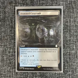 Drowned Catacomb #494 Extended Art MTG Fallout Magic Card ⭐VLP Or NM - Image 1