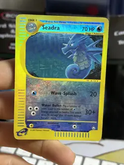 Seadra 58/147 Aquapolis 2002 Reverse Holo Pokemon Card TCG - Image 4