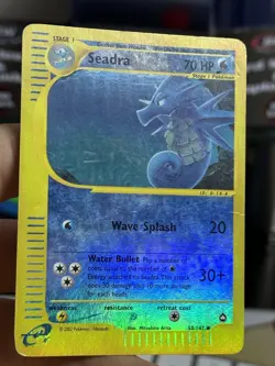 Seadra 58/147 Aquapolis 2002 Reverse Holo Pokemon Card TCG - Image 5