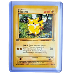 Pikachu 60/64 Pokemon TCG 1st Edition Jungle NM Vintage 1999 Card - Image 1