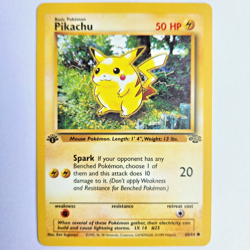 Pikachu 60/64 Pokemon TCG 1st Edition Jungle NM Vintage 1999 Card - Image 2