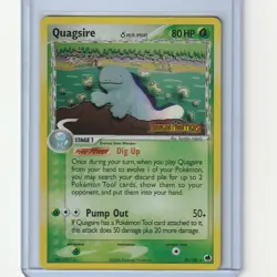 Quagsire Pokemon Card Reverse Holo Rare ex Dragon Frontiers TCG Card 21/101 - Image 1