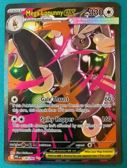Pokemon Card: Pokemon TCG Mega Lopunny EX 128/094 SIR Phantasmal Flames - Image 1
