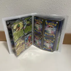 Binder Pokemon Card Collection Mixed Holos Rares Uncommons ENG JP KR 100+ - Image 3