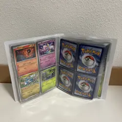 Binder Pokemon Card Collection Mixed Holos Rares Uncommons ENG JP KR 100+ - Image 5