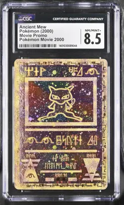 Pokemon Ancient Mew Movie 2000 Promo Holo CGC 8.5 English Card #1 - Image 1
