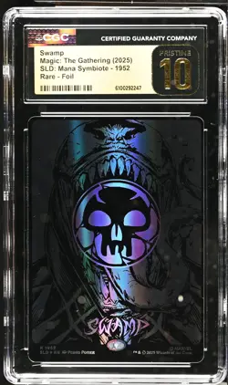 SWAMP Secret Lair Rasied Foil Rare CGC Pristine 10 MTG [Nostalgium] - Image 1