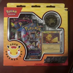 Pokemon TCG 2026 Pokemon Day 30th Anniversary Sealed Box Pikachu Promo 3 Packs - Image 2