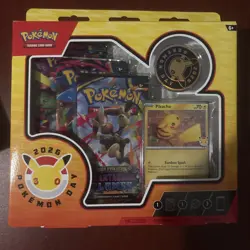 Pokemon TCG 2026 Pokemon Day 30th Anniversary Sealed Box Pikachu Promo 3 Packs - Image 3