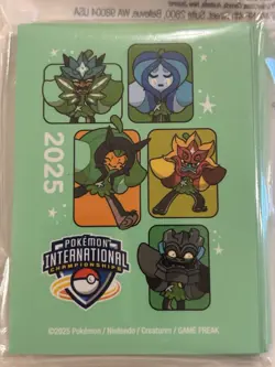 Pokemon - Ogerpon Sleeves (65) 2025 EUIC Europe International Championships - Image 3
