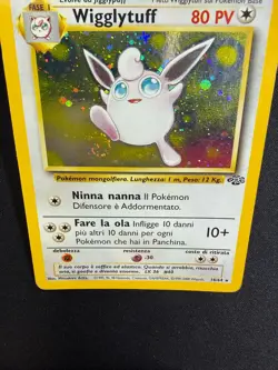 Pokemon Wigglytuff 16/64 Jungle Rara Holo Unlimited Wizards ITA Carte Vintage - Image 3