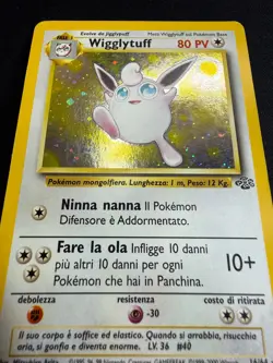 Pokemon Wigglytuff 16/64 Jungle Rara Holo Unlimited Wizards ITA Carte Vintage - Image 4