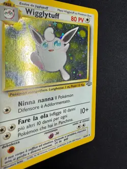 Pokemon Wigglytuff 16/64 Jungle Rara Holo Unlimited Wizards ITA Carte Vintage - Image 5