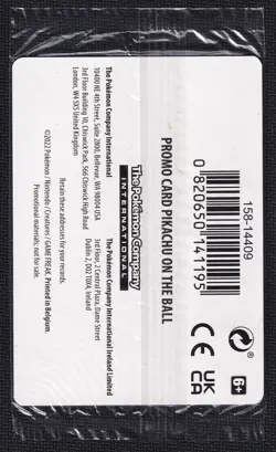 Pokemon Pikachu on the Ball 001/005 Pokemon Futsal Sealed Global Shipping 🌍 - Image 2