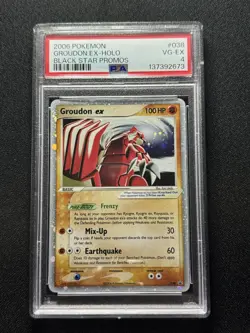 2006 Pokemon Black Star Promo Groudon #038 PSA 4 - Image 1