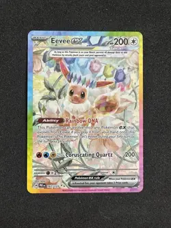 Pokemon Eevee ex 167/131 Sv: Prismatic Evolutions Holo Special Illustration Rare - Image 1