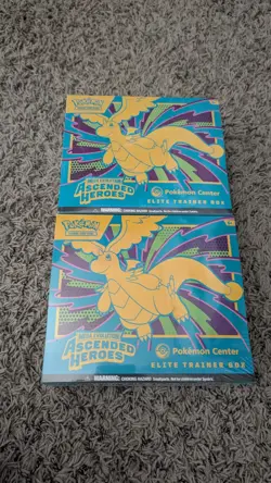 2x Pokemon Ascended Heroes Pokemon Center PC Exclusive ETB - **New Sealed** - Image 1