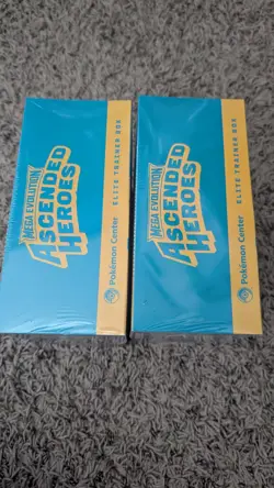 2x Pokemon Ascended Heroes Pokemon Center PC Exclusive ETB - **New Sealed** - Image 2